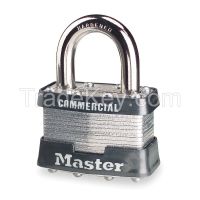 MASTER LOCK 1KA  Padlock KA 15/16 In H 4 Pin Steel