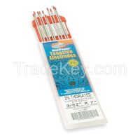 UNIWELD  W2DF9  Electrode, Heliarc Tungsten, 3/32 In., PK10