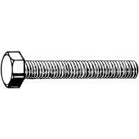 GRAINGER APPROVED 6BU35 Hex Cap Screw, 304 SS, M20-2.50x80mm