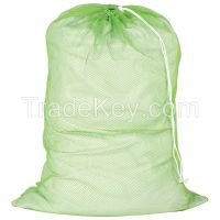 HONEY-CAN-DO LBG01163 Laundry Bag Green Mesh