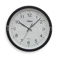 APPROVED VENDOR 2CHZ4  Analog Clock 13-3/4 In Black