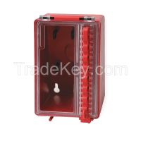 BRADY 50938  Group Lockout Box 8 Locks Max Red