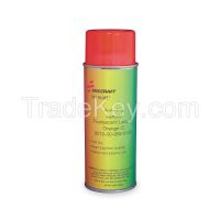 ABILITY ONE 8010-00-958-8148 Spray Paint, Fluorescent Orange, 12 oz.
