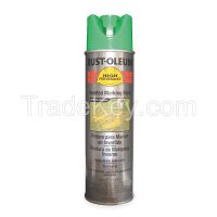 RUST-OLEUM V2333838 Inverted Marking Paint, Fl. Green, 15 oz.