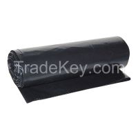 BERRY PLASTICS 1144506 Coreless Roll Liner 96 Gal. Black PK50