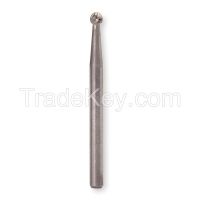 WIDIA METAL REMOVAL M40323 Carbide Bur, Ball, 3/32 Cut Dia, SGL Cut