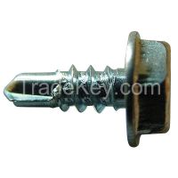 APPROVED VENDOR SDHW080750 Self Drilling Screw #8 x 3/4 Zinc PK 100