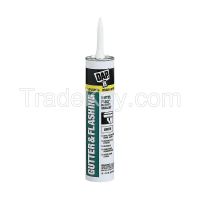 DAP 18182 Gutter and Flashing Sealant, 10.1oz, White