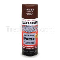 RUST-OLEUM 249330 Spray Primer, Rusty Meta Brown, 12oz.