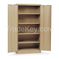 EDSAL 1UFD6 Storage Cabinet Tan 78 In H 36 In W