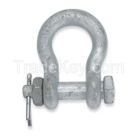 DAYTON 2MWP3 Shackle Round Pin 3000 lb. dia. 1/2 In.