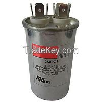 DAYTON  2MEC3  Run Capacitor, 10 MFD, 370V, Round