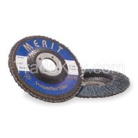 MERIT 08834193682 4-1/2" Arbor Mount Flap Disc, 5/8-11, 80 Grit, Type 29 Zirconium Aluminum Oxide, Merit Mini Series