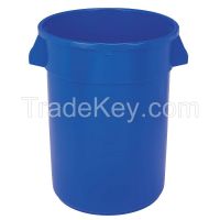 TOUGH GUY 5DMU3 D5945 Utility Container 44 gal. LLDPE Blue