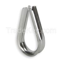 DAYTON 1DLH1 Wire Rope Thimble 1/4 In SS PK 25