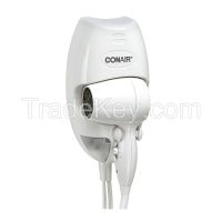 CONAIR 134W Hairdryer, Wallmount, White, 1600 Watts