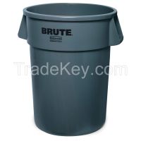 RUBBERMAID FG264300GRAY D1924 Utility Container 44 gal. LLDPE Gray