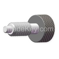 INNOVATIVE COMPONENTS 3JDA9 Metal Knob Plunger 0.65 In 1/2-13 0.25 INNOVATIVE COMPONENTS 3JDA9