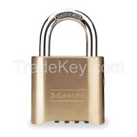 MASTER LOCK 176 Combination Padlock Bottom 4 Dial Brass MASTER LOCK 176