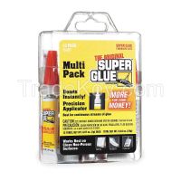 SUPER GLUE 15187 Instant Adhesive, 2g Tube, Clear, PK12