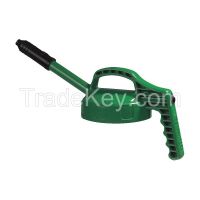 OIL SAFE 100305 G3513 Stretch Spout Lid w/0.5 In Out Mid Green OIL SAFE 100305