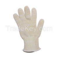CONDOR 1ZPP3 Heat Resistant Glove Yellow/White L CONDOR 1ZPP3