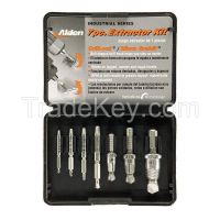 ALDEN 7017P Drill/Extractor Set 7 PC #5-1/2 In Cap ALDEN 7017P