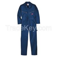 DICKIES  48700DN-XLTall   Long Sleeve Coveralls, Cotton, Navy, XLT