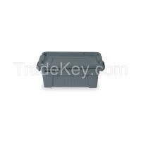 RUBBERMAID FG9S3000GRAY F8714 Storage Tote 10-3/4 in H 27-7/8 in L RUBBERMAID FG9S3000GRAY