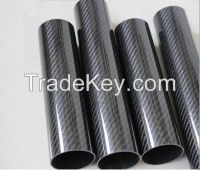 3K plain twill carbon fiber tube