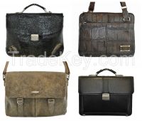 Newest 2015 trendy wholesale genuine leather men`s handbags, briefcases, laptop bags