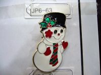 Cutie Snowman brooch pin for Christmas.