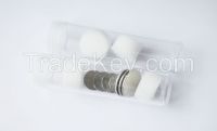 Good quantity clear plastic tube packaging with sponge
