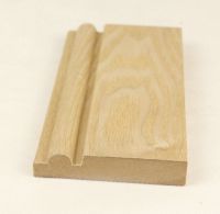 wood veneer wrapping baseboard/skirting board