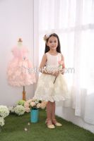 baby frock design flower girl dress, party dress for baby girl