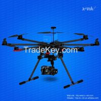 newest arrival carbon fiber rc multicopter octocopter X900 UAV drone with GPS for aerial photography