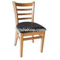 Ladder Back Beech Wood Chair for Restaurant furniture(ALL-1001)