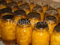 Canned peaches