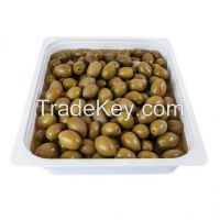 GREEN OLIVES IN BRINE