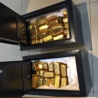 Gold dore bars