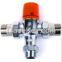 DN15 DN20 DN25 DN40 thermostatic mixing valve for heat pump