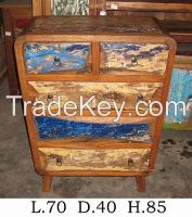 Living Room Cabinet - Boat Furniture -Recycled Furniture