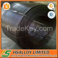 silicon calcium cored wire product /SiCa cored wire/CaSi cored wire as good deoxidizer
