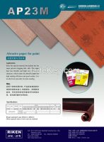 Abrasive paper for paint