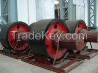 Rotary kiln supporting roller