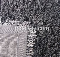 polyester plain color shaggy rugs