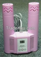 Ozone shoe dryer/deodorizer, LED timer
