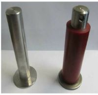 PU rubber coated metal part