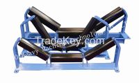 Conveyor idler, idler group, standard idler, roller, conveyor roller, steel roller, steel idler