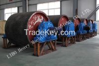 Conveyor Pulley, heavy pulley, heavy drum, supplier of drum, belt conveyor, lagged pulley, driving pulley